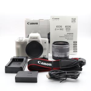 キャノン Canon ミラーレス一眼カメラ EOS Kiss M ダブルレンズキット