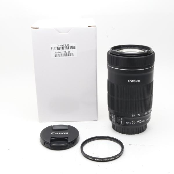 Canon 望遠ズームレンズ EF-S55-250mm F4-5.6 IS STM APS-C対応 ...