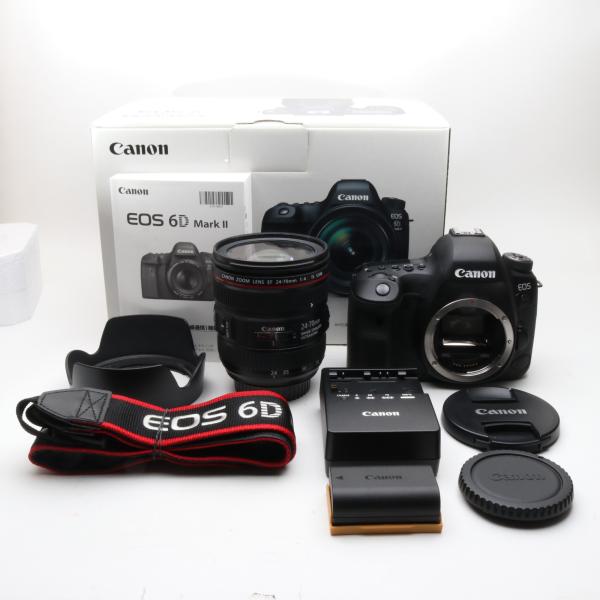 Canon デジタル一眼レフカメラ EOS 6D Mark II EF24-70 F4L IS US...