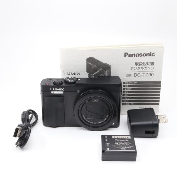 パナソニック コンパクトデジタルカメラ ルミックス TZ90 光学30倍 4K動画記録 ブラック D...