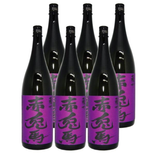 芋焼酎 紫の赤兎馬 限定品 1.8L 6本セット 送料無料 クーポンでさらにお得