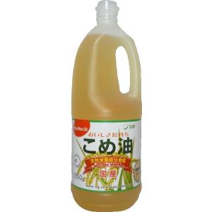 築野食品 こめ油 国産原料100％使用 1500g ペット｜tomoda