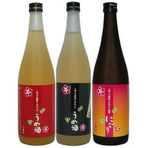 送料無料 八海山 梅酒 720ml飲み比べ3本セット｜tomoda