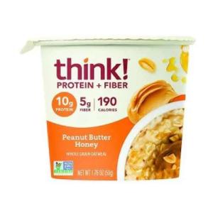 think ハイプロテイン & ファイバーオートミール ハニーピーナッツバター 50g