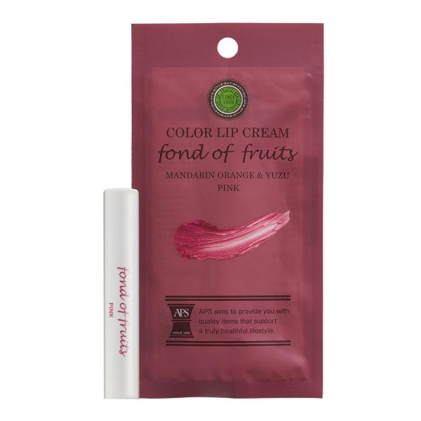 APS　カラーリップクリーム  3.4g ピンク