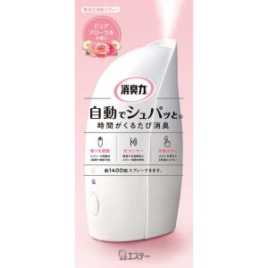 消臭力 自動でシュパッと 本体 ピュアフローラルの香り 39mL
