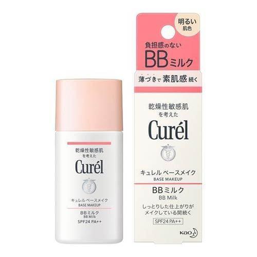 キュレル　ベースメイク　BBミルク　明るい肌色　30ml