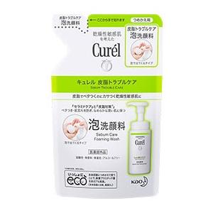 キュレル 皮脂トラブルケア 泡洗顔料 つめかえ用  130mL　 【医薬部外品】