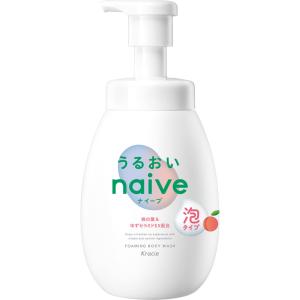 ナイーブ 泡で出てくるボディソープうるおい ポンプ  600mL｜tomodsap