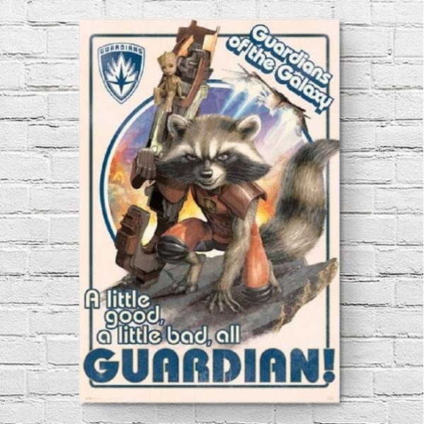 ガーディアンズオブギャラクシー 映画ポスター マーベル US版 24×36インチ (61×91.5c...