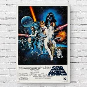 スターウォーズ 映画ポスター エピソード 4 新たなる希望 US版 24×36インチ (61×91....