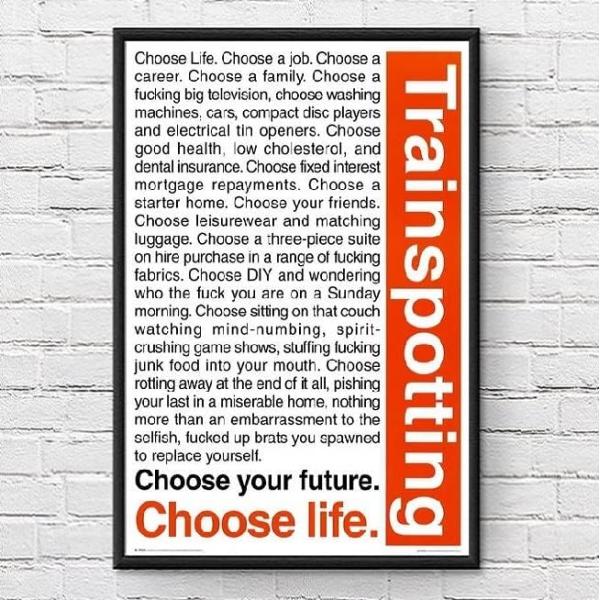 トレインスポッティング 映画ポスター US版 11×17インチ (27.9×43.2cm) mp2