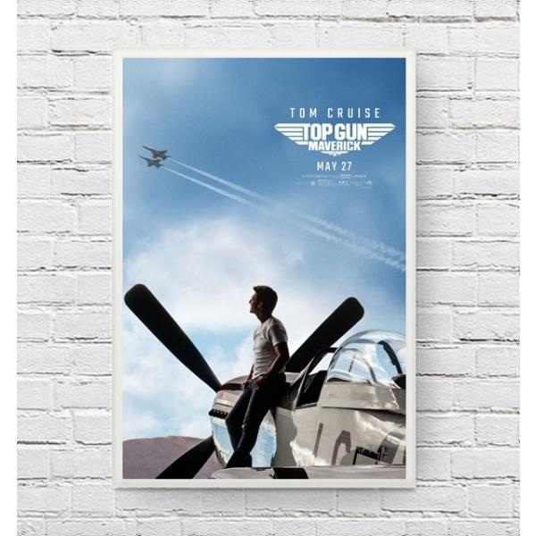 トップガン マーヴェリック 映画ポスター US版 白フレーム付き A3サイズ mi7
