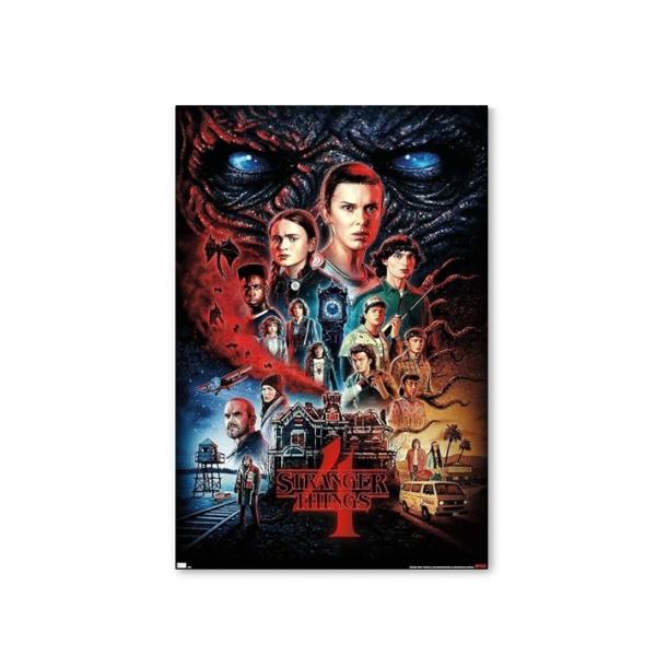 ストレンジャーシングス 映画ポスター シーズン4 US版 24×36インチ (61×91.5cm) ...