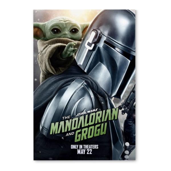 スターウォーズ マンダロリアン アンド グローグー 映画ポスター US版 11×17インチ (27....
