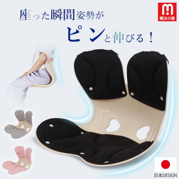 姿勢矯正椅子 姿勢サポートチェア チェアクッション 腰痛クッション 腰痛椅子 腰痛対策 骨盤サポート...