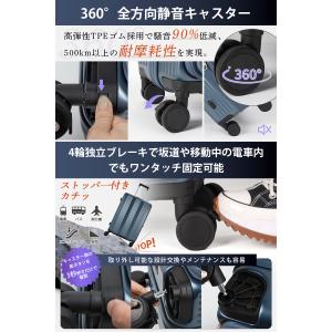 「新登場」スーツケース 片開き 多機能 キャリ...の詳細画像1