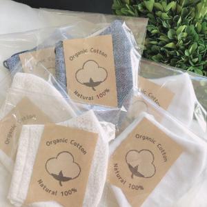 新型コロナウイルス対策！花粉症にも…ハンドメイド　立体マスク　口に当たる部分オーガニックコットン