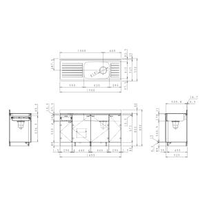 メーカー直送クリナップ クリンプレティ 流し台...の詳細画像2