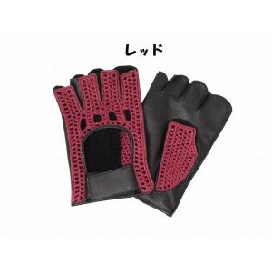 日本製 国産 革 本革 手ぶくろ 手袋 ドライ...の詳細画像1