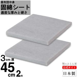 ヌード ウレタン座布団 51×56×4.5cm ウレタン中材 スポンジ ざぶとん