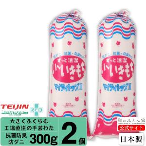 手芸綿 300g 抗菌 防臭 防ダニ 2個 テイジン マイティトップ