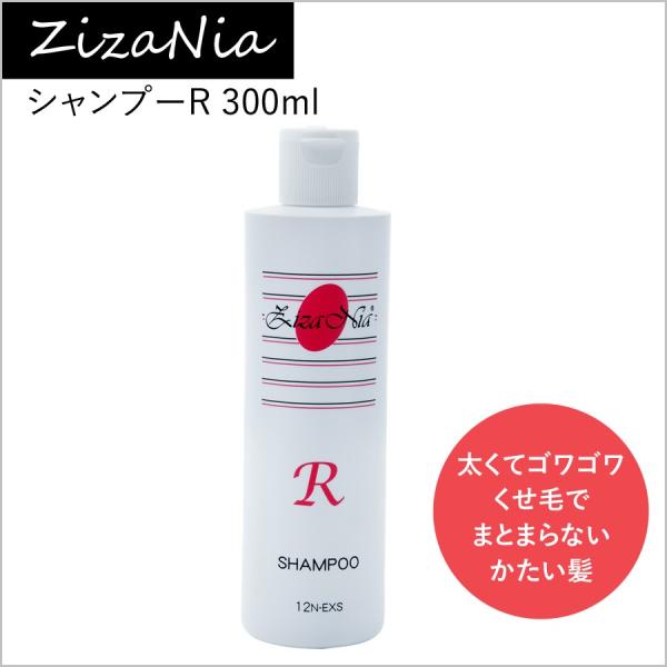 ジザニアシャンプーR 300ml　天然由来原料100% 超マイルドシャンプー 海藻エキス ミンクオイ...