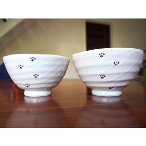 茶道具 茶碗 陽炎園 造 膳所焼 波兎 茶碗 : 茶道具専門店 (有)菊池商店