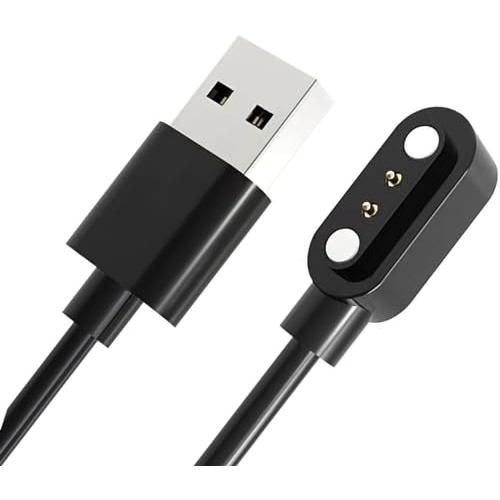 スマートウォッチ充電ケーブル 2ピンの距離は2.84mm USB充電 0.6m SZSLマグネット充...