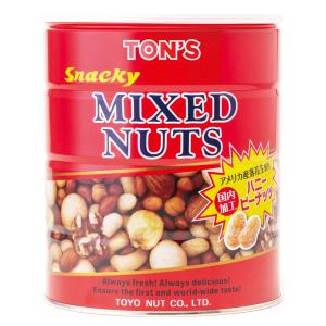 東洋ナッツ食品 スナッキーミックスナッツ缶 大容量 8種配合 アーモンド カシューナッツ おつまみ 650g