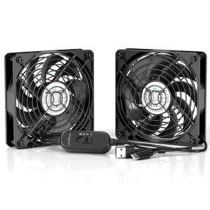 【進化モデル】Keynice 冷却ファン usbファン 扇風機 静音 強力2000RPM 小型 ミニ 車中泊 換気扇 冷却クーラー PC パソコン