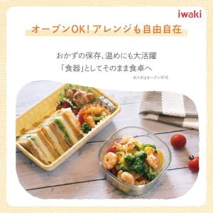 iwaki イワキ 耐熱ガラス 保存容器 グリ...の詳細画像5