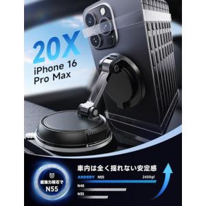 スマホホルダー 車 ワイヤレス充電 マグネット...の詳細画像5
