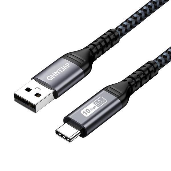 GHNTJAP USB C ケーブル 0.5M USB 3.2 Gen 2対応 10Gbps転送速度...