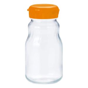 シロップびん オレンジ 930ml 日本製 瓶 保存 ガラス 保管 果樹酒 保存瓶 漬け上手 東洋佐々木ガラス フルーツシロップびん