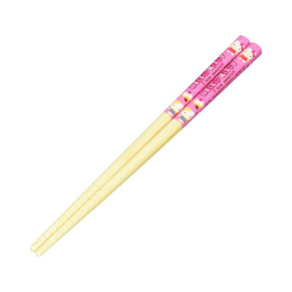 ハローキティ 竹安全箸 16.5cm 滑り止め 箸 竹製 かわいい 女の子 日本製 ピンク OSK ...