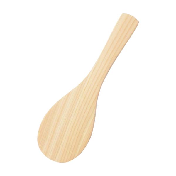 市原木工所 樹婦人 しゃもじ 21.5cm 桧 日本製 業務用 木製