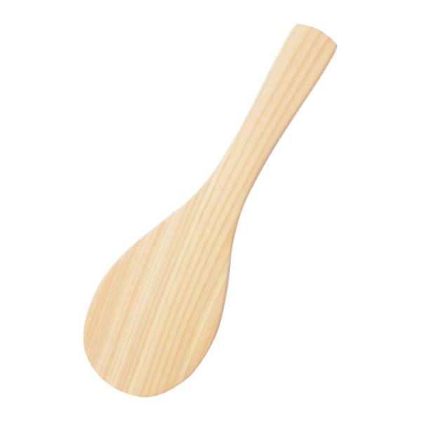 市原木工所 樹婦人 しゃもじ 24cm 桧 日本製 業務用 木製