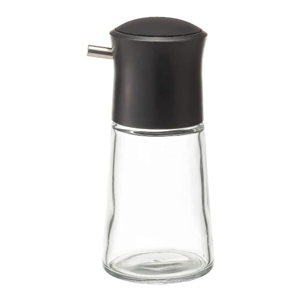 醤油差し プッシュ式 調味料入れ 80ml ブラック リス スタビアリュクス プッシュ調味差し S