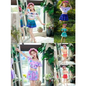 子供 プリンセス水着 女の子 セパレート キッズ ガールズ水着 子供服 セパレート　スカート水着 ビキニ上下セット　 ベビー スイミング キッズ ベビー 水着
