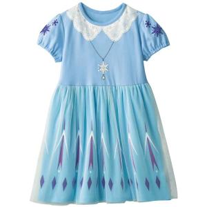 女の子 かわいい おしゃれプリンセス ワンピー...の詳細画像1