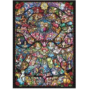 ジグソーパズル 2000ピース ディズニー&amp;ディズニー ピクサー ヒロインコレクション ステンドグラ...