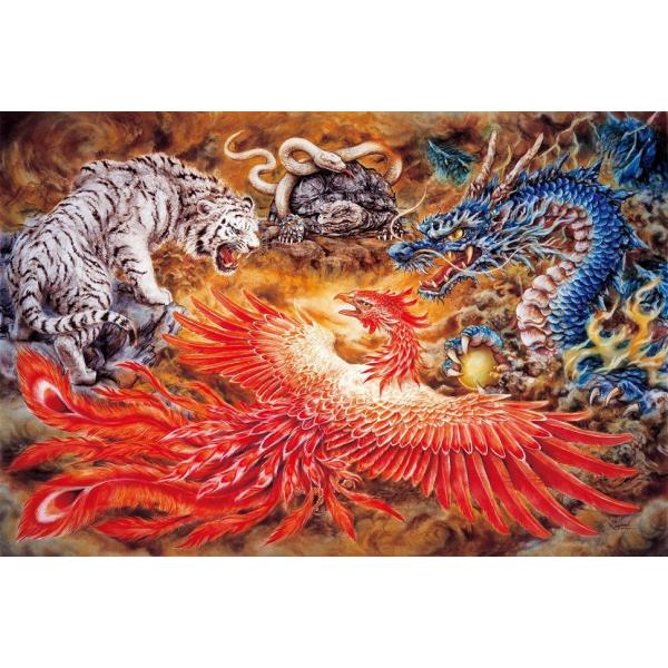 ジグソーパズル 2016ピース 原井加代美 四神図 ベリースモールピース(50x75cm) 　23-...