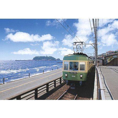 ジグソーパズル 300ピース 鉄道 海岸沿いを走る江ノ電 (26x38cm)　26-230(エポック...