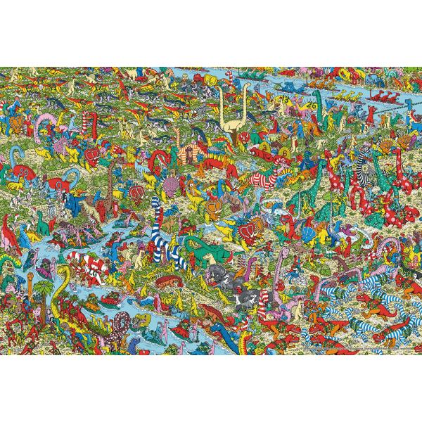 ・ジグソーパズル 1000マイクロピース Where’s Wally? ジュラシック ゲーム（26×...