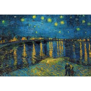 ジグソーパズル 1000ピース ゴッホ ローヌ川の星月夜  (72×49cm)　1000-075(ビ...