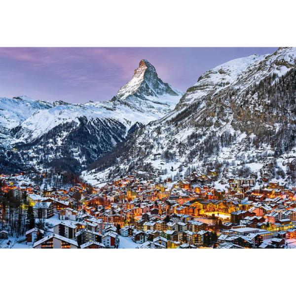 ジグソーパズル 1000ピース マッターホルン望むツェルマット（72×49cm）　1000-139(...