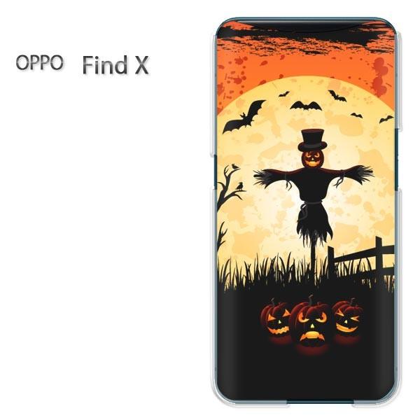 FindX ケース カバー OPPO Find X ゆうパケ送料無料  ハロウィン(オレンジ)/fi...