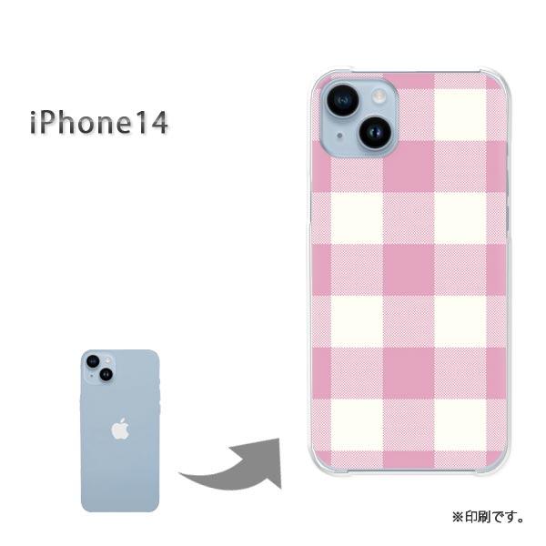 iPhone14 iphone14 カバー ハードケース デザイン ゆうパケ送料無料 チェック2（薄...