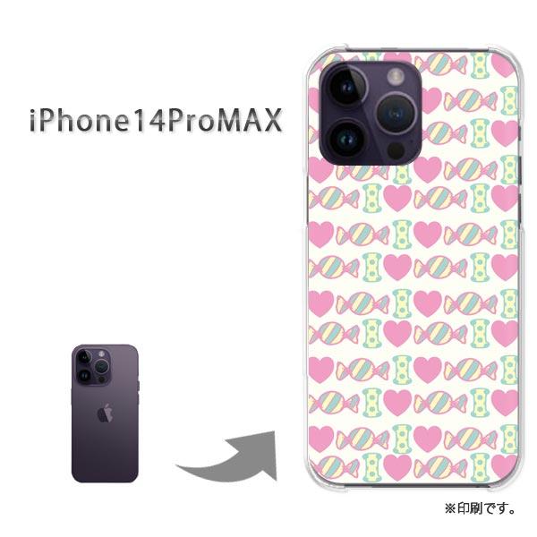 iPhone14ProMAX カバー ハードケース デザイン ゆうパケ送料無料 スイーツ・キャンディ...